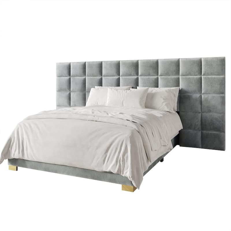 CraftPorch Mid-Century Modern Wall Panel Bed