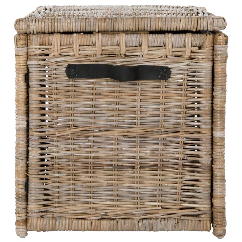 happimess Michael 35" Wicker Storage Trunk, Natural