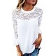 Women Top Long Sleeve Elegant Lace Blouse