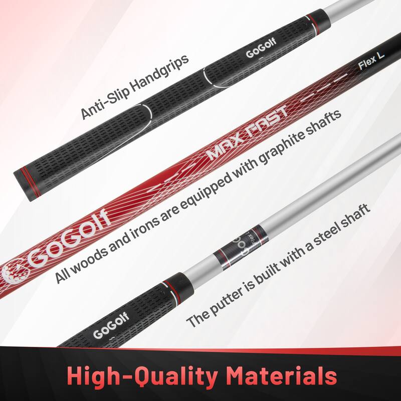 Gymax 12PCS Women's Complete Golf Club Set Right Hand w/ Golf Stand