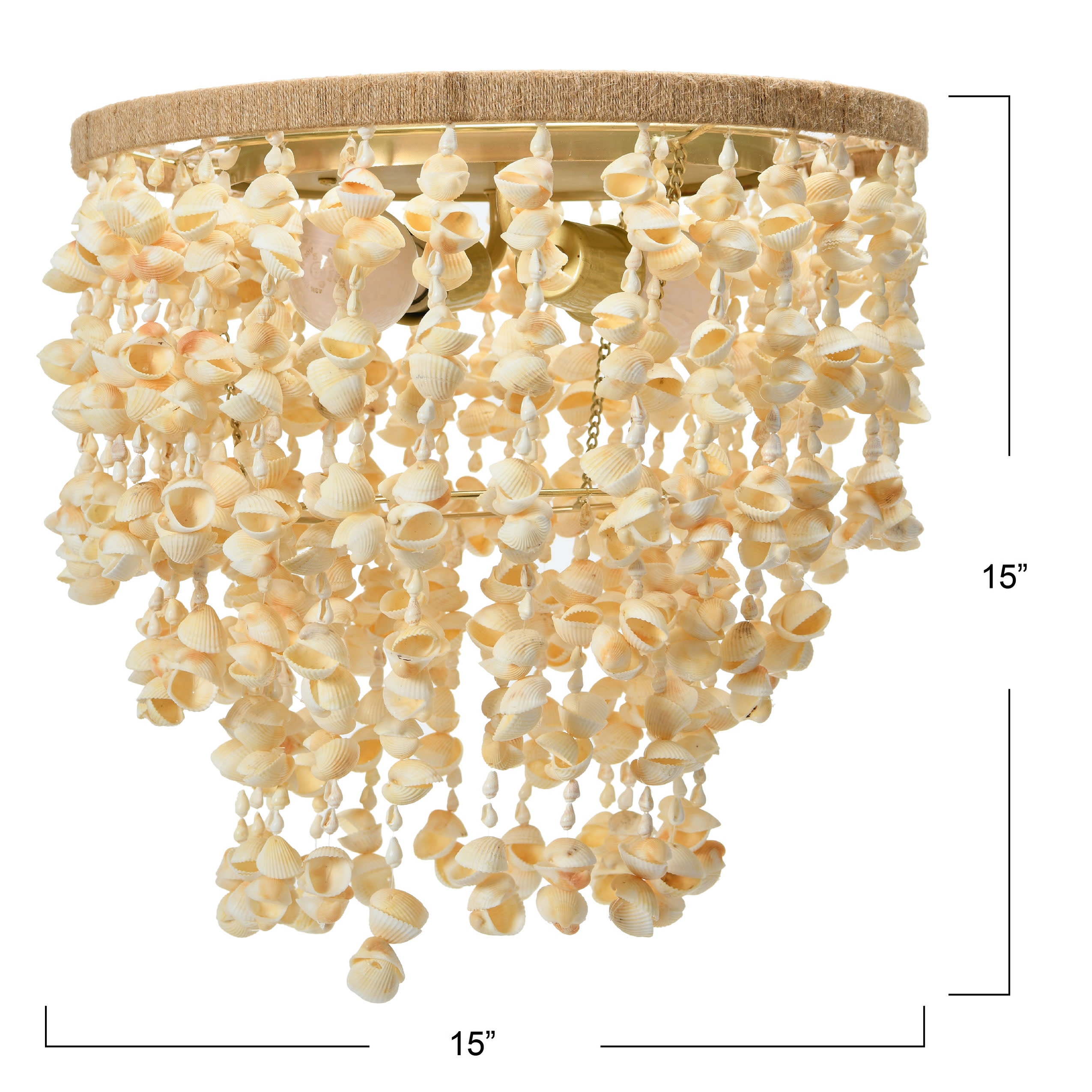 Shell flush mount on sale light