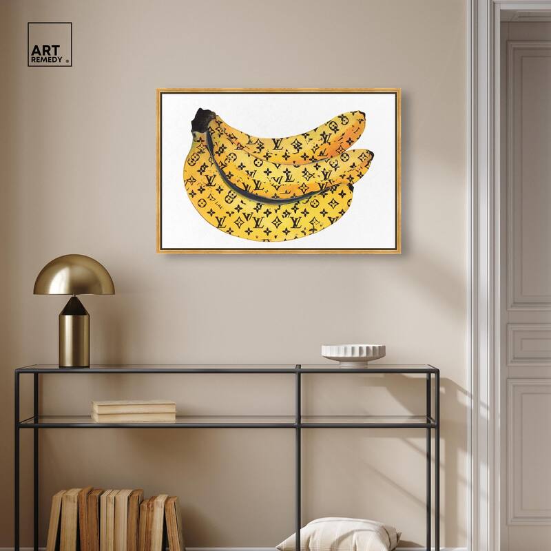 Fashion Bananas Canvas by Art Remedy