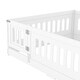 preview thumbnail 5 of 10, Full Montessori Floor Bed with Guardrails & Door