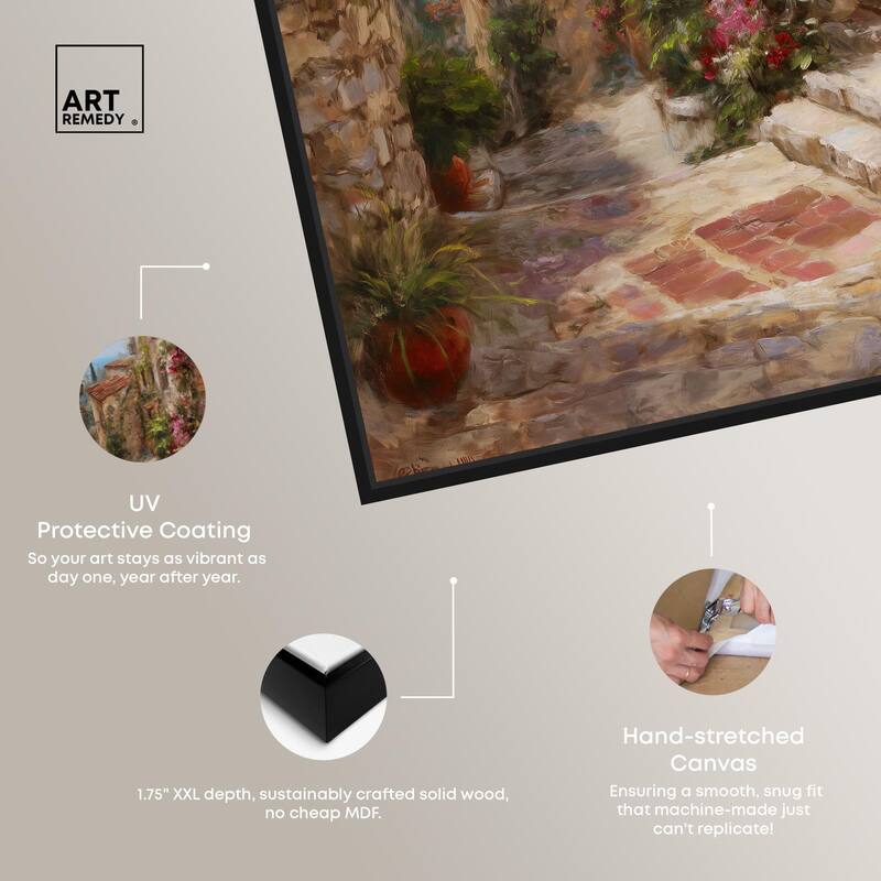Mediterranean Charm I Canvas by Art Remedy
