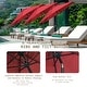 preview thumbnail 99 of 101, Autlaycil 7.5FT Solar Patio Umbrella with Base and Tilt,Crank