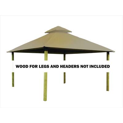 12 ft. sq. ACACIA Gazebo Roof Framing and Mounting Kit