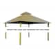 14 ft. sq. ACACIA Gazebo Roof Framing and Mounting Kit - 14X14 - Antique Beige