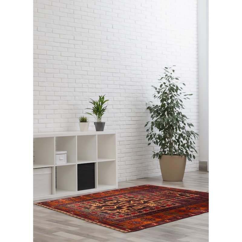 Teimani Black Rug 2'10" x 4'5" - 2'10 x 4'5