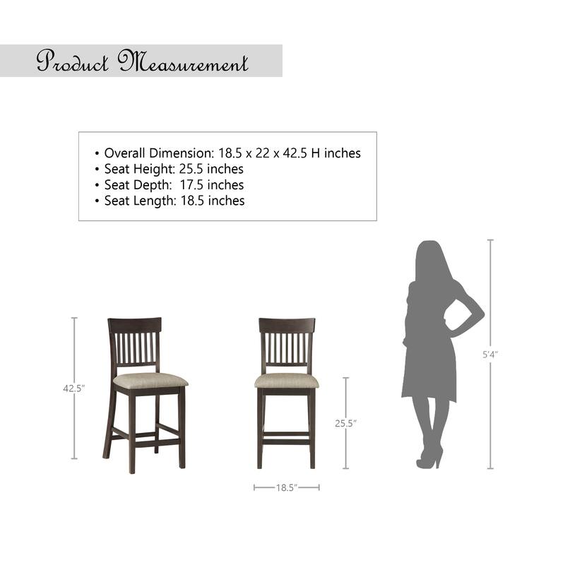 Artena Counter Height Chair (Set of 2)