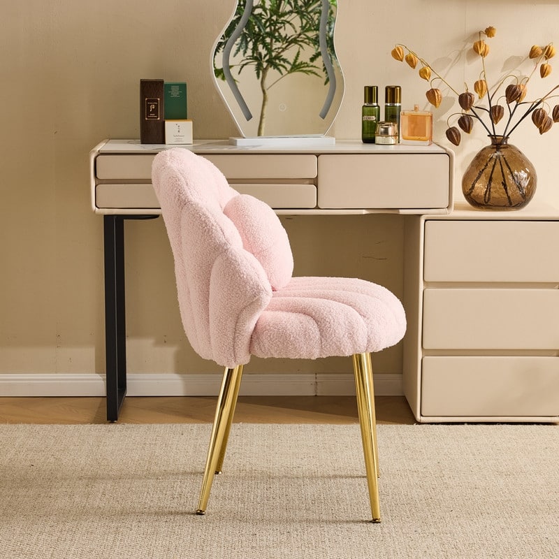 Shell-Shaped Vanity Chair