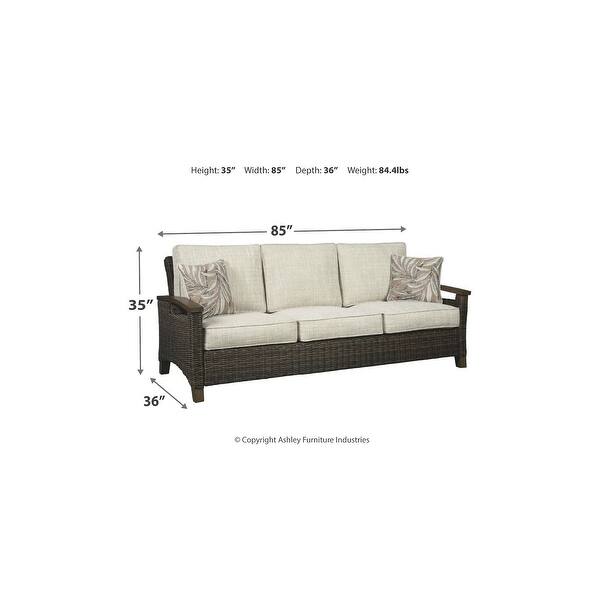Paradise Trail 2 Piece Outdoor Seating - Medium Brown Paradise Trail 2 Piece Outdoor Seating - Medium Brown