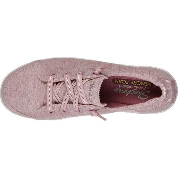 skechers air cooled memory foam pink