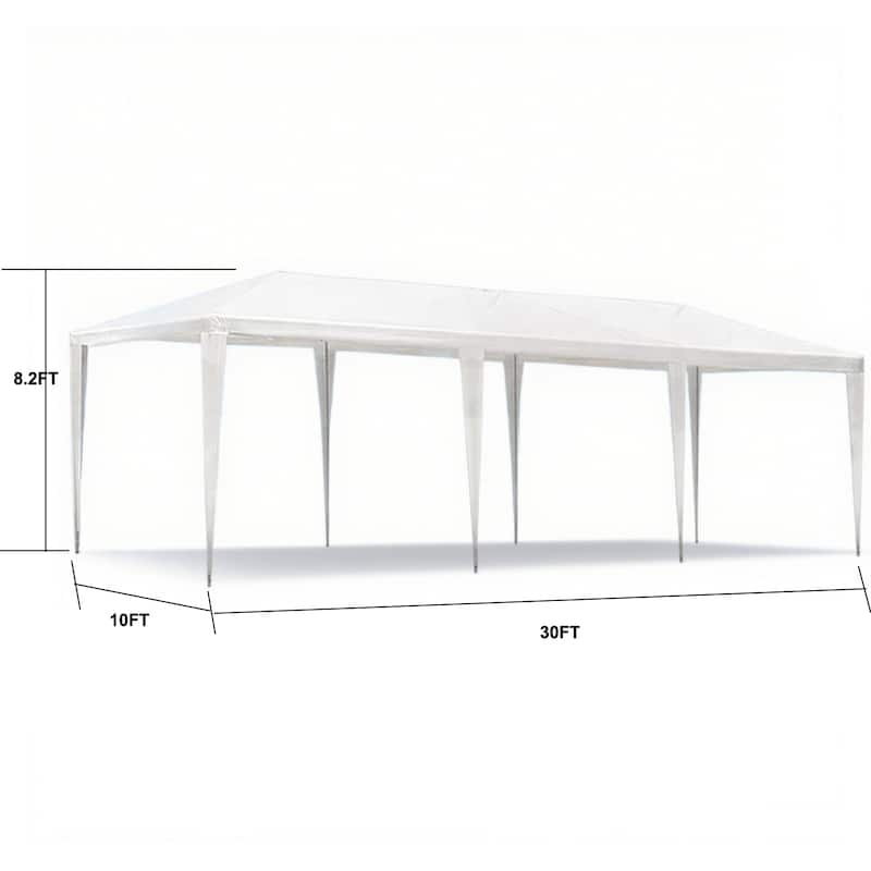 10 x 20 Wedding Party Canopy Tent Outdoor Gazebo with 6 Removable Sidewalls