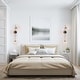 preview thumbnail 23 of 44, Bola Modern Gold 3-Light Chandelier Orb Glass Vanity Lights Wall Sconces