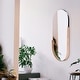 Thumbnail 2, Dante Contemporary Oval Wall Mirror. Changes active main hero.