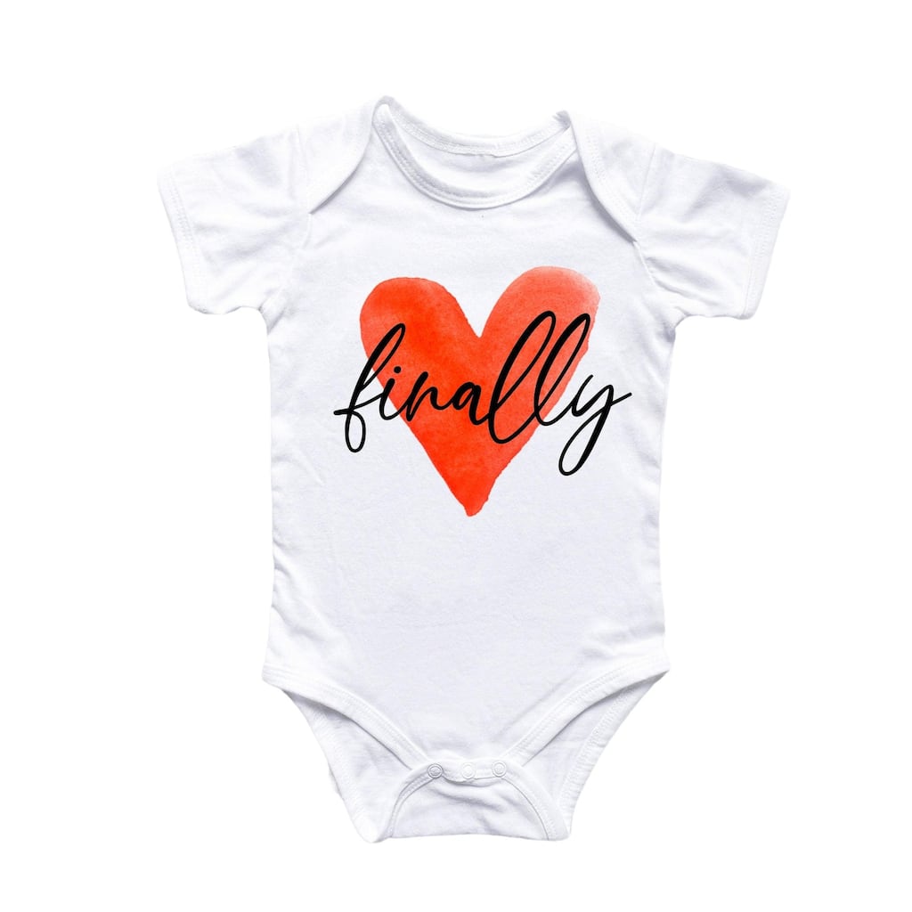 Finally Announcement - Baby Boy Girl Clothes Infant Bodysuit Funny Cute Newborn