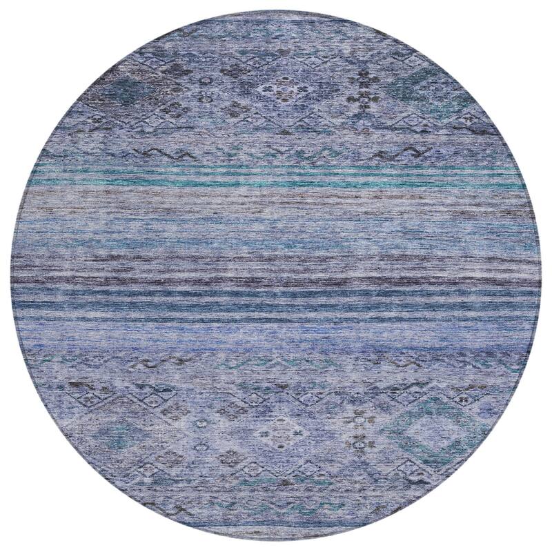 HomeRoots Floral Transitional Rectangle Outdoor Rug