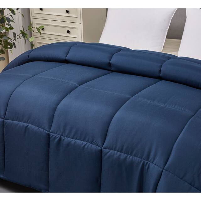 Double-stitched Microfiber Hypoallergenic Down Alternative Comforter
