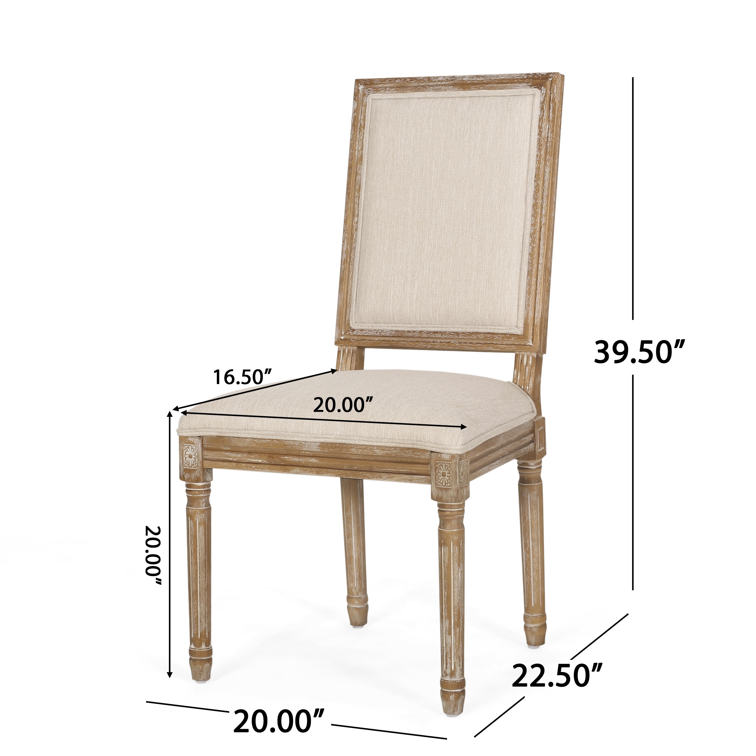 Regina Wood Upholstered Dining Chair by Christopher Knight Home  -image
