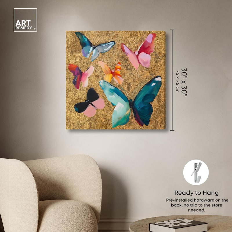 Spectrum of Wings Canvas by Art Remedy, Gallery Wrapped