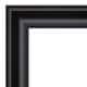 Grand Black Narrow Framed Cork Bulletin Memo Board - Bed Bath & Beyond ...