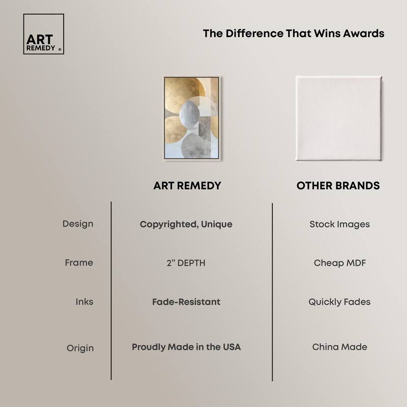 Golden Sequence I Canvas by Art Remedy