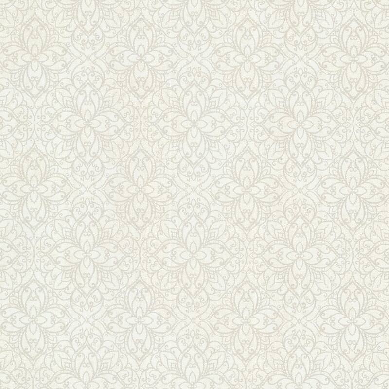 Kenneth James Yasmine Opal Moroccan Mini Medallion Wallpaper - 20.5in x 396in x 0.025in