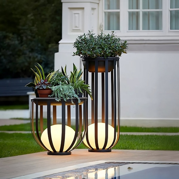 Outdoor solar light stand hotsell