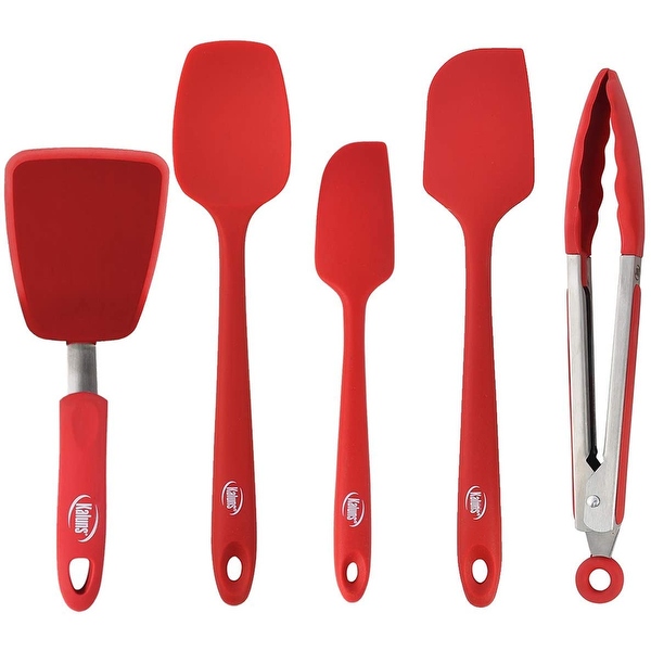 Silicone Spatula Turner set Non stick Heat resistant 5 piece