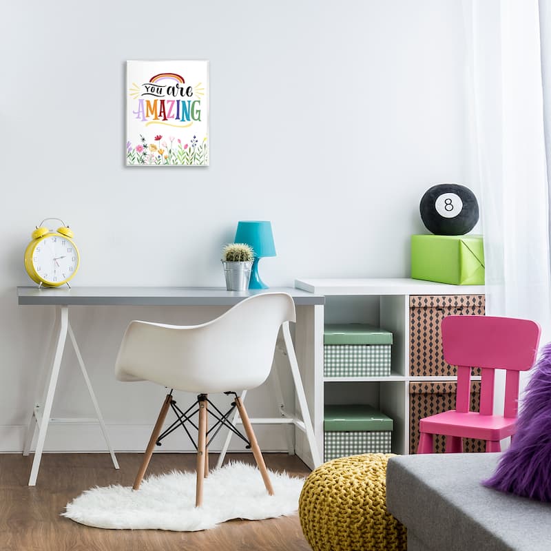 Stupell You Are Amazing Encouragement Wall Plaque Art Design By Kim Allen