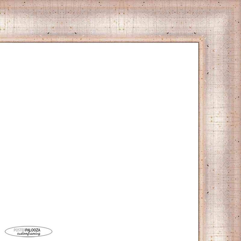 23x32 Contemporary Antique Silver Complete Wood Picture Frame with UV Acrylic, Foam Board Backing, & Hardware