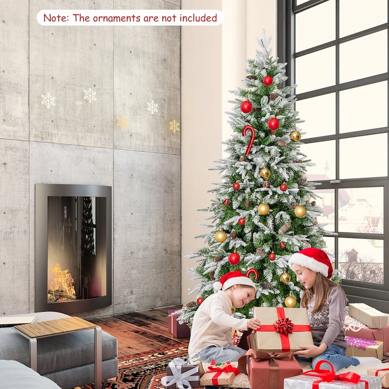 Gymax 6/7.5/9 ft Artificial Christmas Tree w/ 765/1135/1871 Branch - See Details