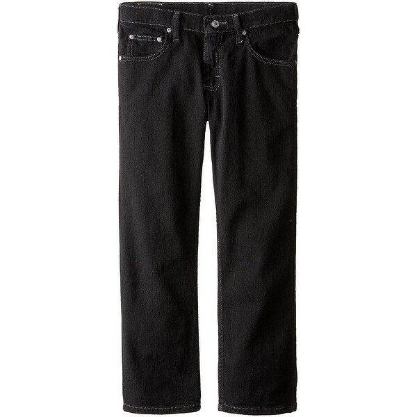 lee double black jeans