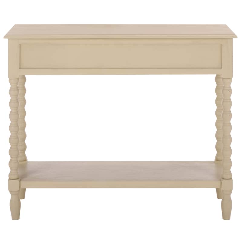 SAFAVIEH Henretta 2-Drawer Console Table - 35.5" W x 13" L x 29.5" H - 35.5" W x 13" L x 29.5" H - 36"W x 13"D x 30"H