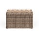 preview thumbnail 2 of 5, SAFAVIEH Mikasi Grey Natural Rattan Storage Trunk - 29.9" x 18.1" x 18.7"