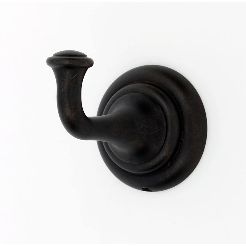 Alno Charlies Solid Brass Single Robe Towel Bath Hook