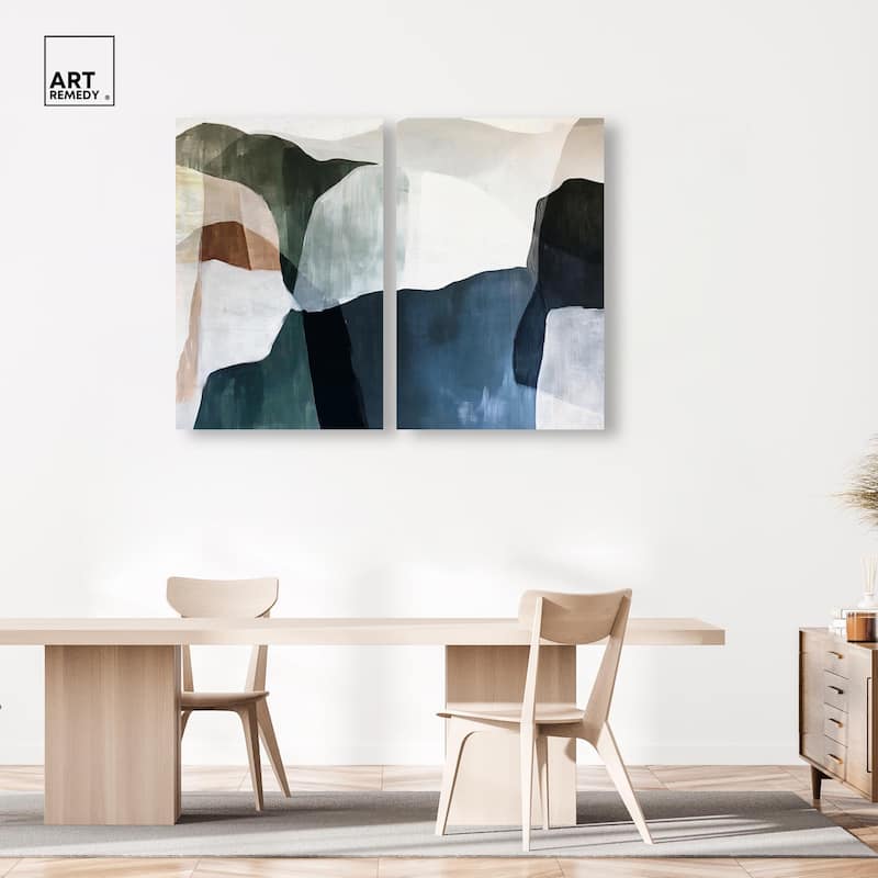 Deliberately Lucky Canvas Set of 2 by Art Remedy, Gallery Wrapped