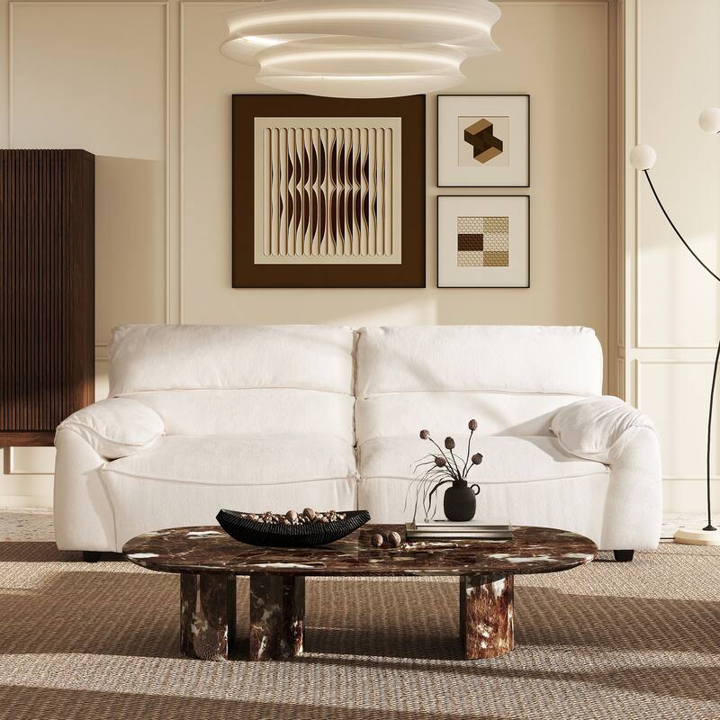 Sorrento 90.5" Chenille Upholstered 2-Piece Modular Sofa