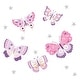 preview thumbnail 1 of 1, Bedtime Originals Butterfly Kisses Pink/Purple Wall Decals/Appliques
