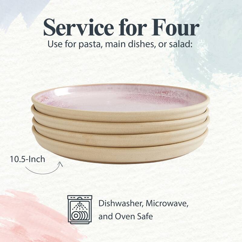 Portmeirion Minerals Set of 4 Dinner Plates - 24 fl. oz.
