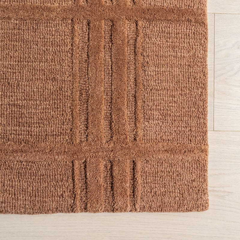 Mallory Plaid Wool Area Rug