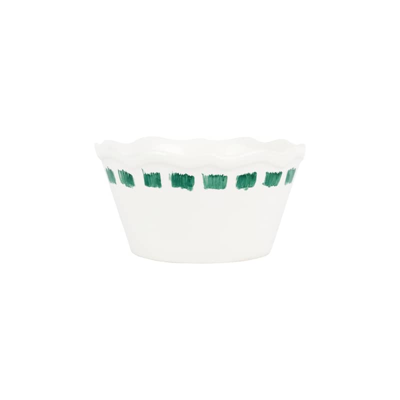 viva by VIETRI Lisbon Green Stitch Cereal Bowl