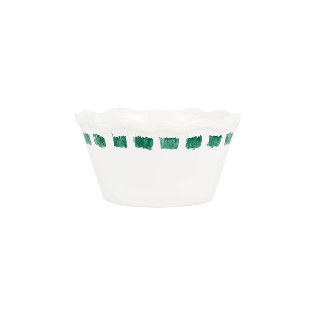 viva by VIETRI Lisbon Green Stitch Cereal Bowl