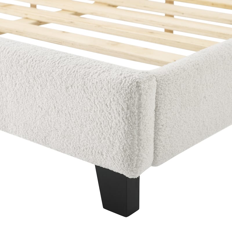 Corvus Somme Tufted Upholstered Platform Bed
