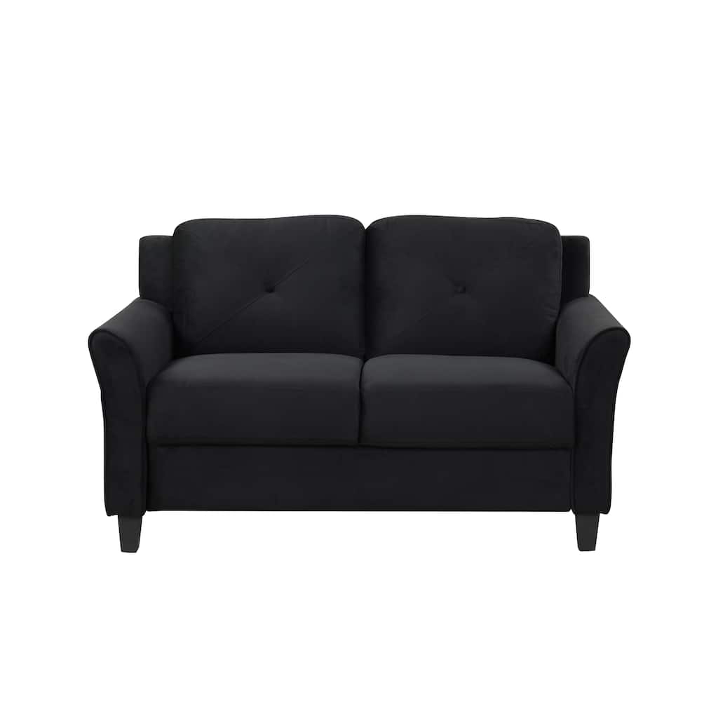 Minimalist Small Space Sofa with Soft Back Cushions & Thick Cushions