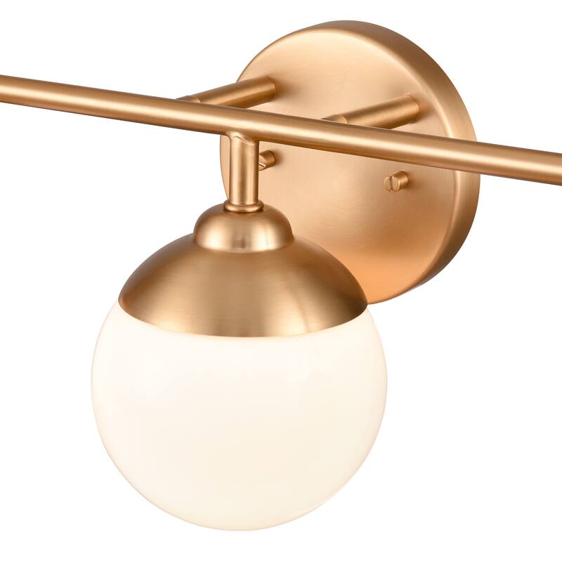 Elk Home Fairbanks Multiple Finishes With Opal Shade 3 Light Vanity Light