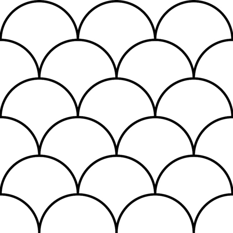 Black and White Scallops Peel and Stick Wallpaper Bed Bath & Beyond 32616802