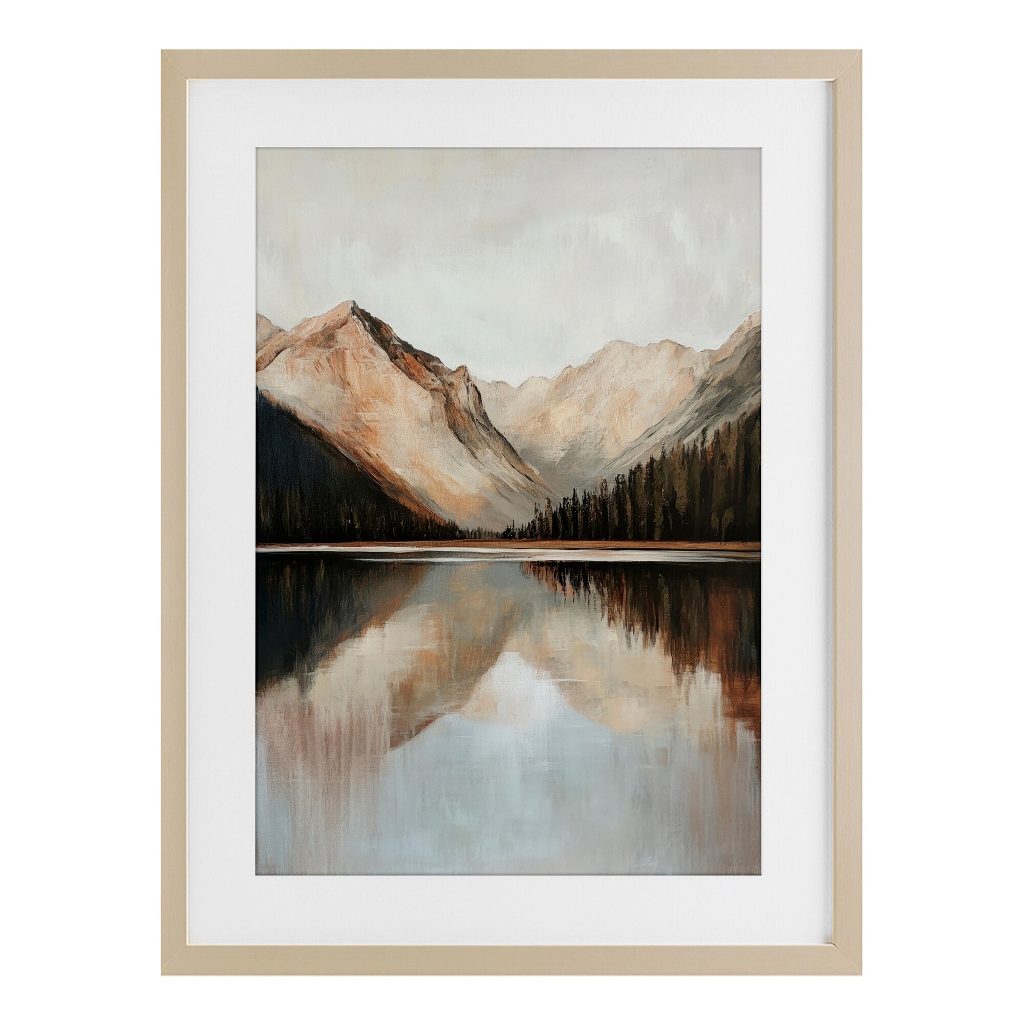 Stupell Blue & Neutral Abstraction Framed Giclee Art Design By Riley B