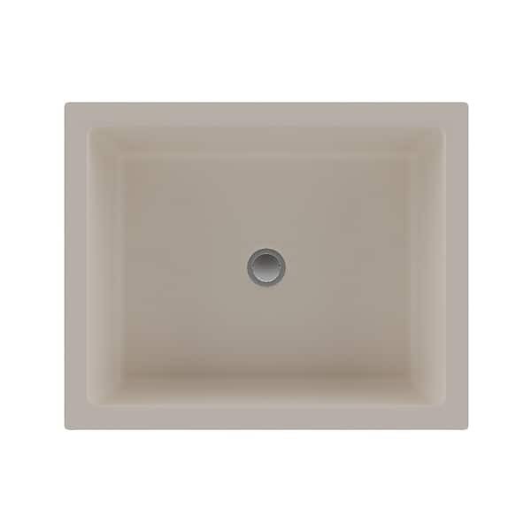 slide 2 of 6, Lexicon Platinum V330 Quartz Composite Rectangle Vanity Sink - Galaxy Beige Beige