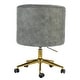 preview thumbnail 49 of 57, ET Tufted Task Chair With Golden Base by HULALA HOME